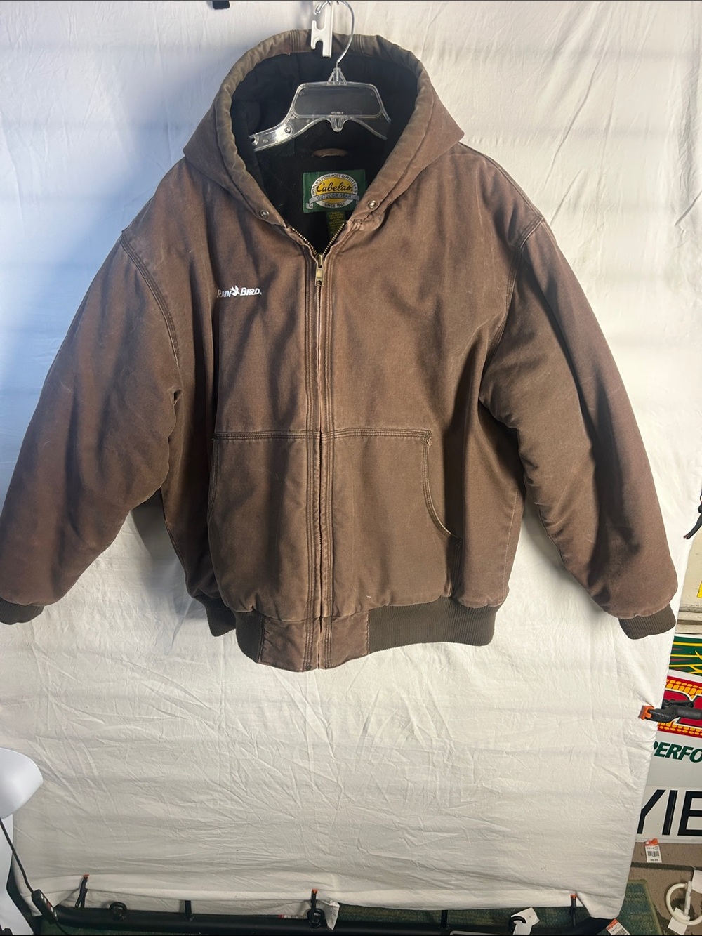 Cabela's Brown Hooded men’s Puffer Jacket